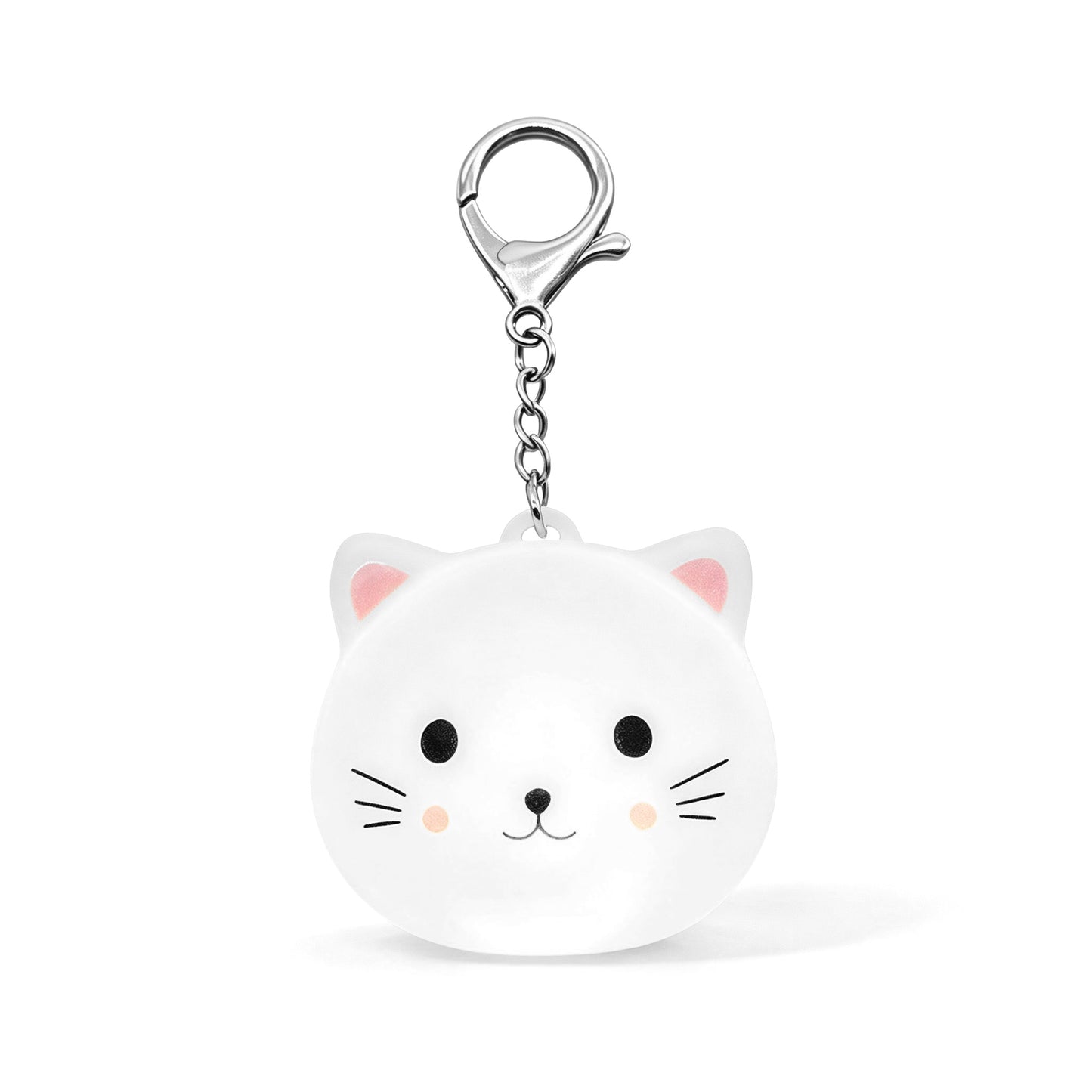 Cute Cat LED Purse Light Keychain, USB‑C Rechargeable Auto Sensor & Touch Control Bag Charm, Mini Night Light for Handbag, Backpack Accessories Gift for Women Girls