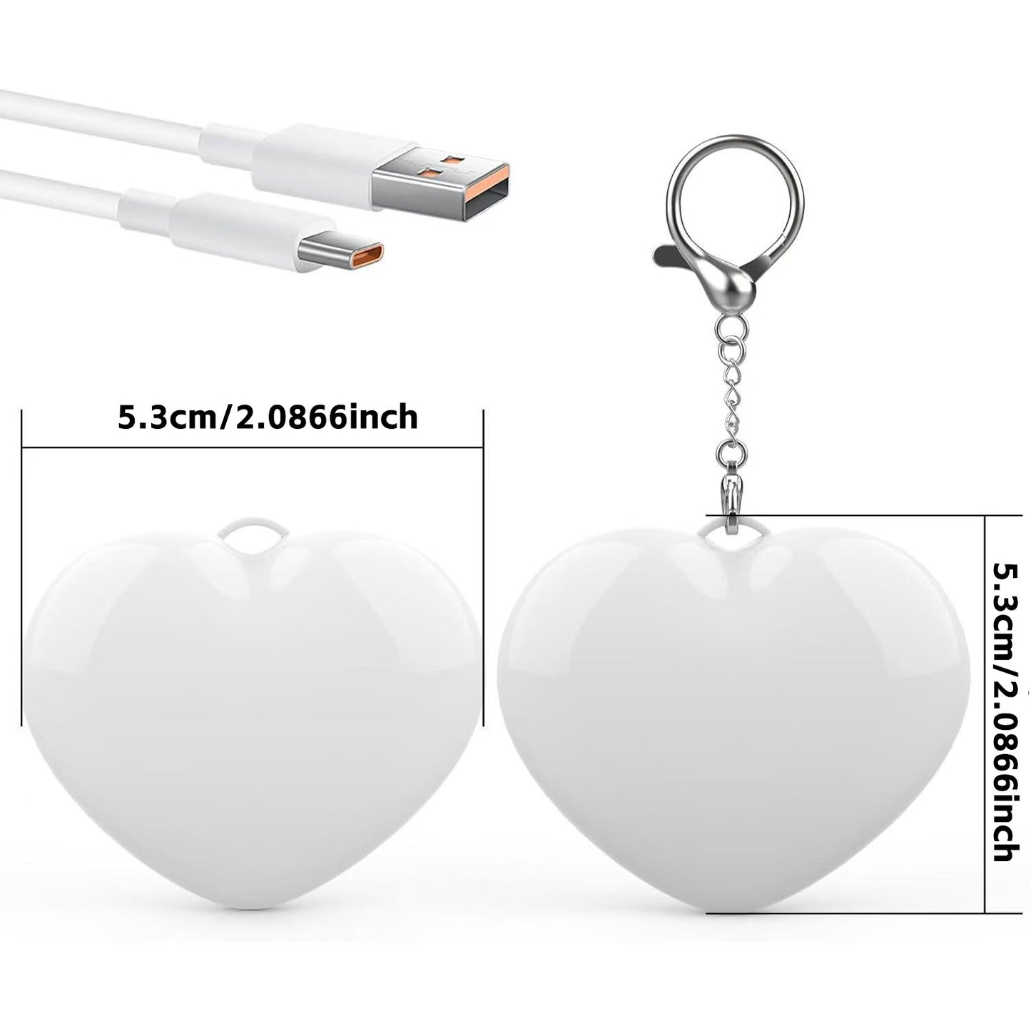 Cute Cat LED Purse Light Keychain, USB‑C Rechargeable Auto Sensor & Touch Control Bag Charm, Mini Night Light for Handbag, Backpack Accessories Gift for Women Girls