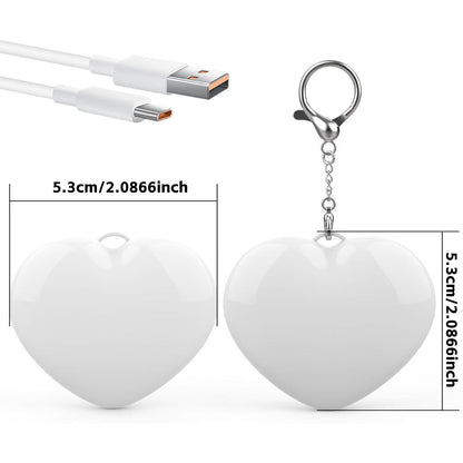 Cute Cat LED Purse Light Keychain, USB‑C Rechargeable Auto Sensor & Touch Control Bag Charm, Mini Night Light for Handbag, Backpack Accessories Gift for Women Girls